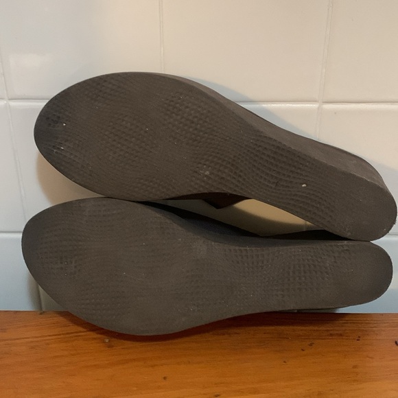 Cordani Women's Lucy Stretch Slide On Micro Wedge in chocolate brown. - Picture 7 of 8